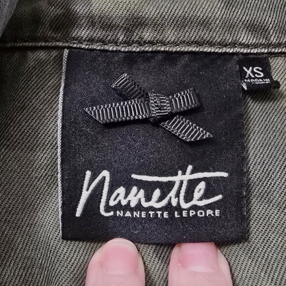 Nanette Lepore Camouflage Utility Jacket Sz XS - Picture 8 of 11